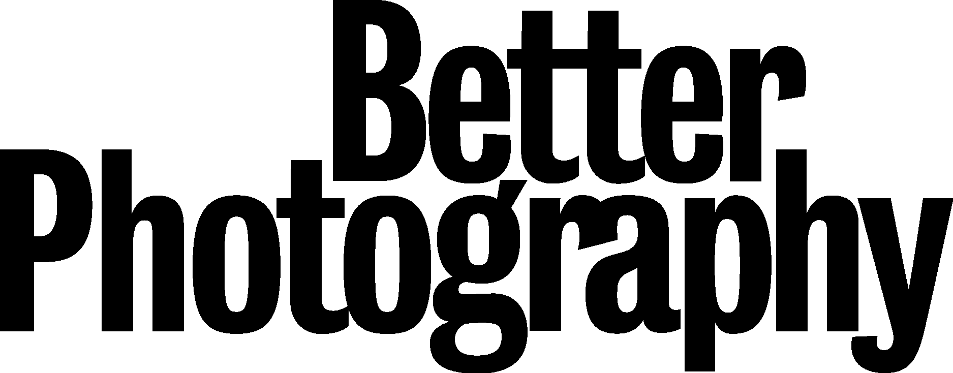 Better Photography Black Logo Vector Logo